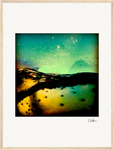 Underwater Flight Framed print 45x60 cm / 18x24″ Wood frame 26