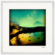 Underwater Flight Framed print 50x50 cm / 20x20″ White frame 7