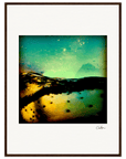 Underwater Flight Framed print 60x80 cm / 24x32″ Dark wood frame 32