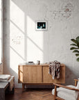 Vibe of Life Framed print 20x25 cm / 8x10″ White frame in interior