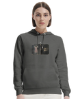 Vibrant - "Never too Late" Hoodie charcoal melange XS 5