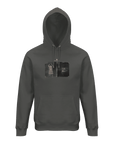 Vibrant - "Never too Late" Hoodie charcoal melange XS 1