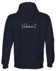 Vibrant - "Never too Late" Hoodie French Navy XS 5