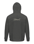 Vibrant - "Never too Late" Hoodie Grey Melange XS 2
