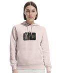 Vibrant - "Never too Late" Hoodie Pale Pink XS 5