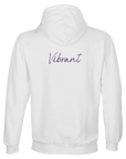 Vibrant - "Never too Late" Hoodie White XS 25