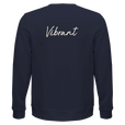 Vibrant - "Never too Late" Sweatshirt French Navy 2