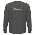 Vibrant - "Never too Late" Sweatshirt Grey Melange 2