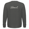 Vibrant - "Never too Late" Sweatshirt Grey Melange 2