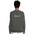 Vibrant - "Never too Late" Sweatshirt Grey Melange 6