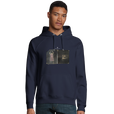 Vibrant - "Never too Late" Hoodie French Navy 3