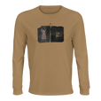 Vibrant - "Never too Late" Long sleeve dark beige 1
