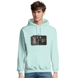 Vibrant - "Never too Late" Hoodie arctic blue 3