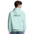 Vibrant - "Never too Late" Hoodie arctic blue 4