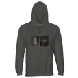 Vibrant - "Never too Late" Hoodie charcoal melange 1