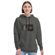 Vibrant - "Never too Late" Hoodie charcoal melange 5