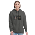 Vibrant - "Never too Late" Hoodie charcoal melange 5
