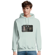 Vibrant - "Never too Late" Hoodie creamy green 3