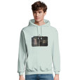 Vibrant - "Never too Late" Hoodie creamy green 3