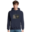 Vibrant - "Never too Late" Hoodie French Navy 3