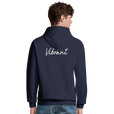 Vibrant - "Never too Late" Hoodie French Navy 4