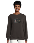 Vibrant - "Never too Late" Sweatshirt deep charcoal grey XS 5