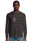 Vibrant - "Never too Late" Sweatshirt deep charcoal grey XS 3