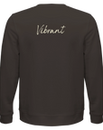Vibrant - "Never too Late" Sweatshirt deep charcoal grey XS 2
