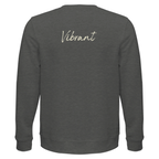 Vibrant - "Never too Late" Sweatshirt Grey Melange XS 2