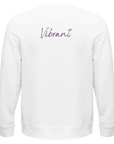 Vibrant - "Never too Late" Sweatshirt White XS 2