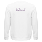 Vibrant - "Never too Late" Sweatshirt White XS 2