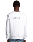 Vibrant - "Never too Late" Sweatshirt White XS 4