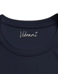 Vibrant - "Never too Late" T-shirt French Navy XS 10