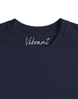 Vibrant - "Never too Late" T-shirt French Navy XS 2