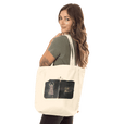 Vibrant - "Never Too Late" Tote Bag Natural 4