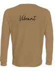 Vibrant - "Never too Late" Long sleeve dark beige 2
