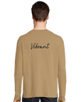 Vibrant - "Never too Late" Long sleeve dark beige 4