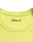 Vibrant - "Never too Late" T-shirt Light Yellow 2