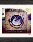 Wash It Framed print 15x20 cm / 6x8″ Black frame 41