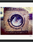 Wash It Framed print 20x25 cm / 8x10″ Black frame 59