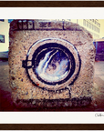 Wash It Framed print 20x25 cm / 8x10″ Dark wood frame 43