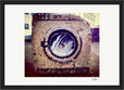 Wash It Framed print 21x29.7 cm / 8x12" Black frame 60