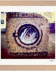 Wash It Framed print 21x29.7 cm / 8x12" Wood frame 26