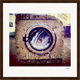 Wash It Framed print 30x30 cm / 12x12″ Dark wood frame 45