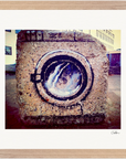 Wash It Framed print 30x30 cm / 12x12″ Wood frame 28