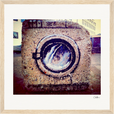 Wash It Framed print 30x30 cm / 12x12″ Wood frame 28