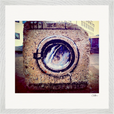 Wash It Framed print 40x40 cm / 16x16″ White frame 14