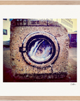Wash It Framed print 40x40 cm / 16x16″ Wood frame 31