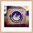 Wash It Framed print 50x50 cm / 20x20″ Wood frame 34