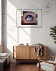 Wash It Framed print A1 (59.4 x 84.1 cm) Black frame in interior